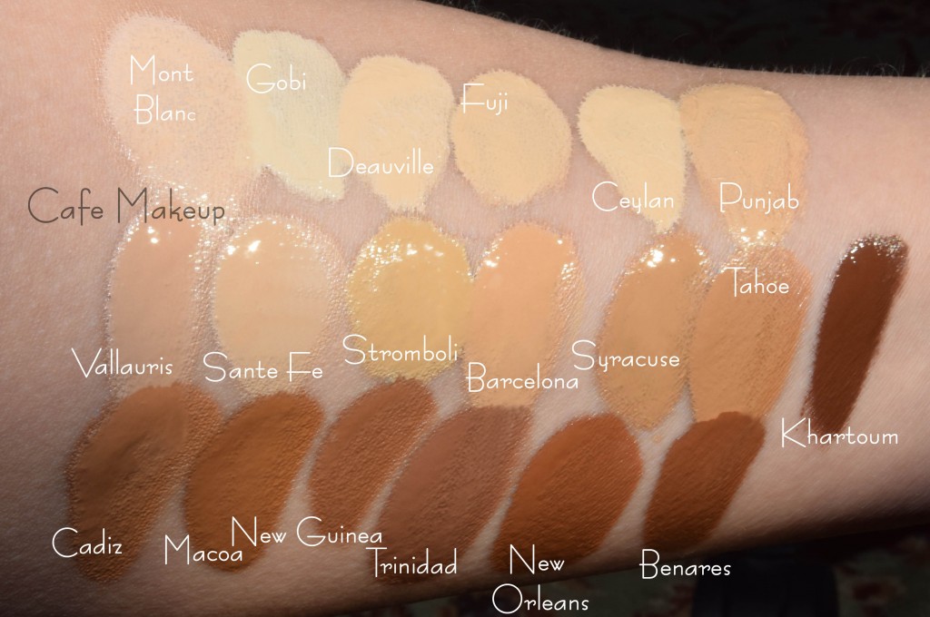 Nars Foundation Shades Chart