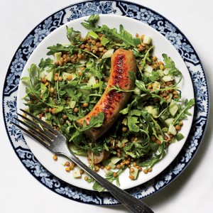 Lentils & Sausage Salad