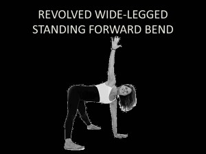 Revolved Wide-Legged Standing Forward Bend