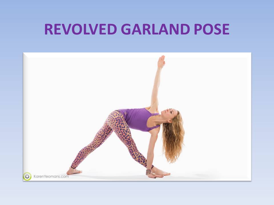 Revolved Garland Pose