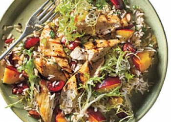 Stone Fruit Chicken-Rice Salad