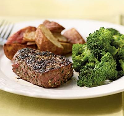Filet Mignon With Fresh Herb & Garlic Rub
