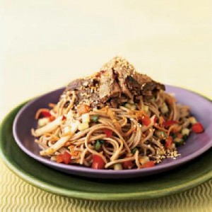 Soba Noodle Salad With Seared Tuna