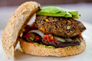 Grilled Black Bean Burger