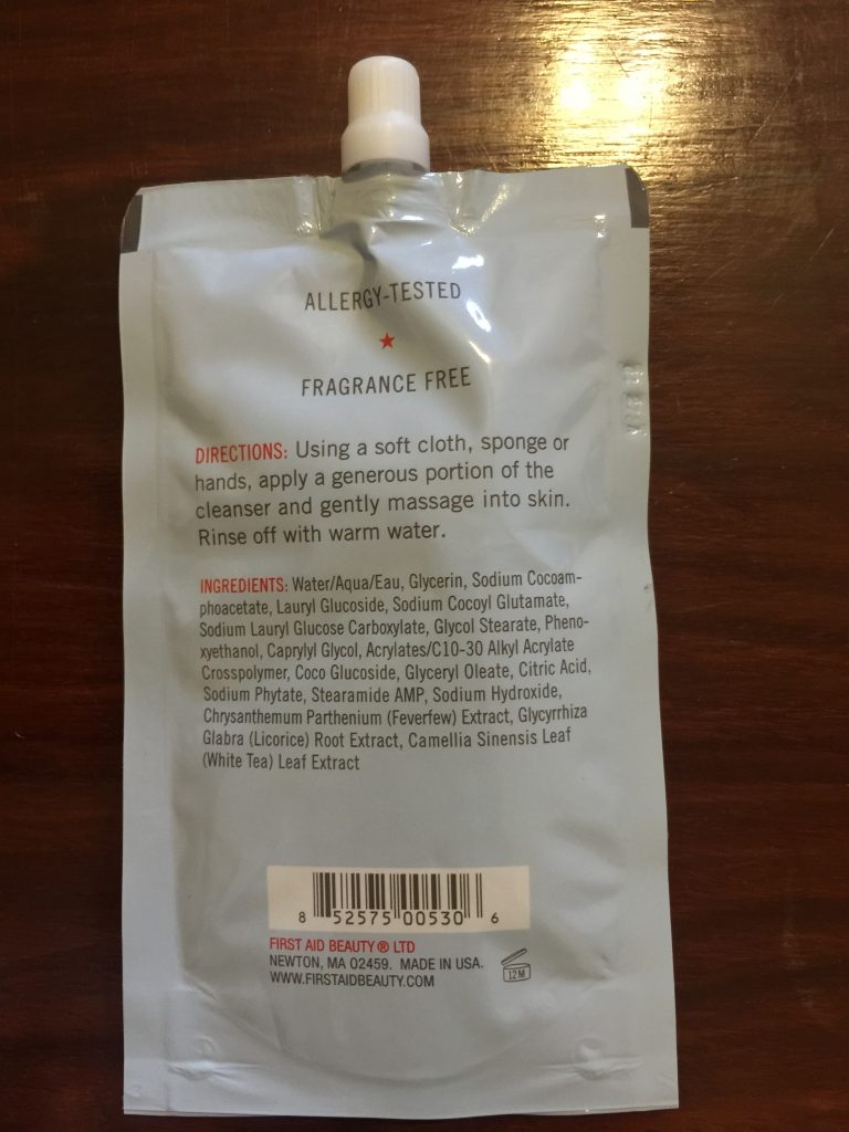 First Aid Beauty Ultra Repair Wash Natural Health News