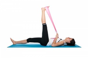 1. Supine Hamstring Stretch