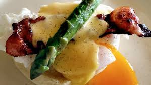 Healthy Breakfast Of Asparagus & Eggs On Toast