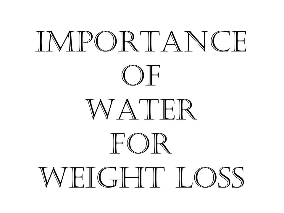 Water For Weight Loss