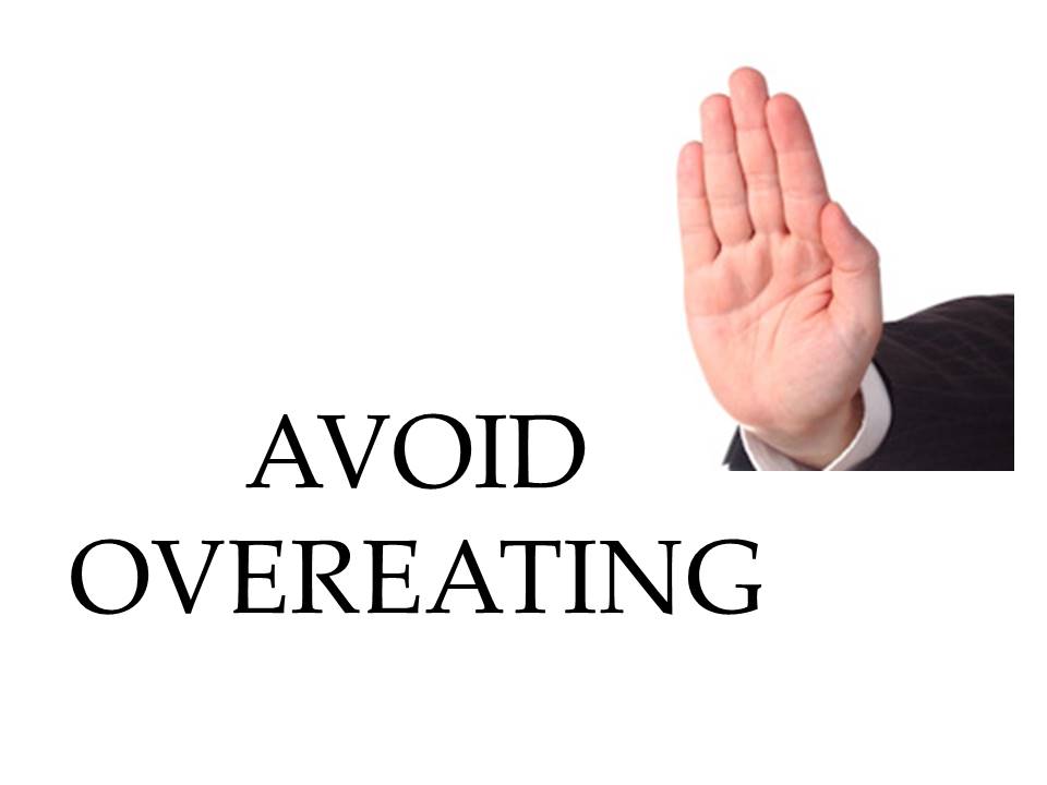 Avoid Overeating