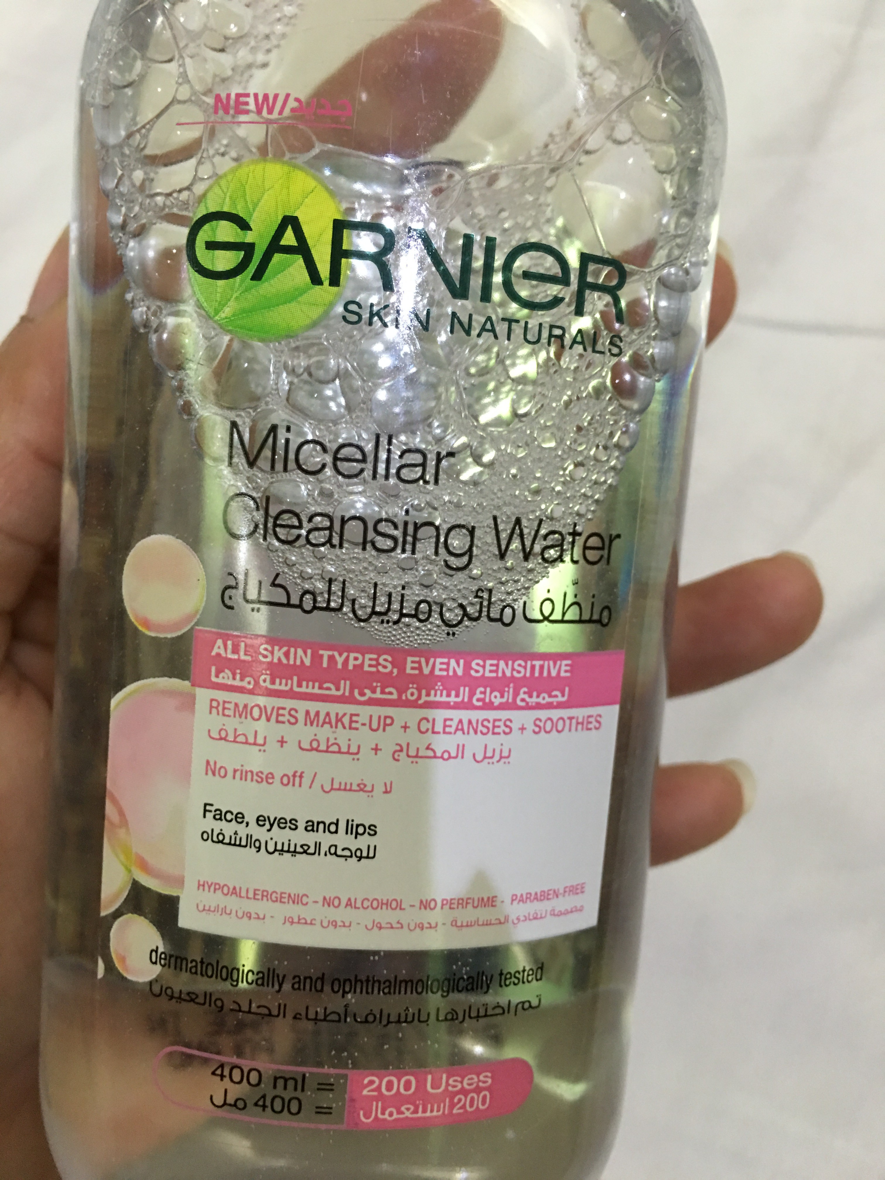 GARNIER MICELLAR CLEANSING WATER