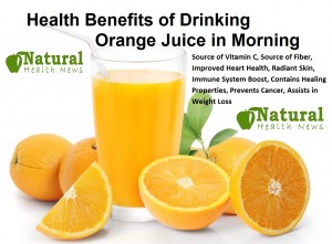 Health Benefits of Drinking Orange Juice in Morning