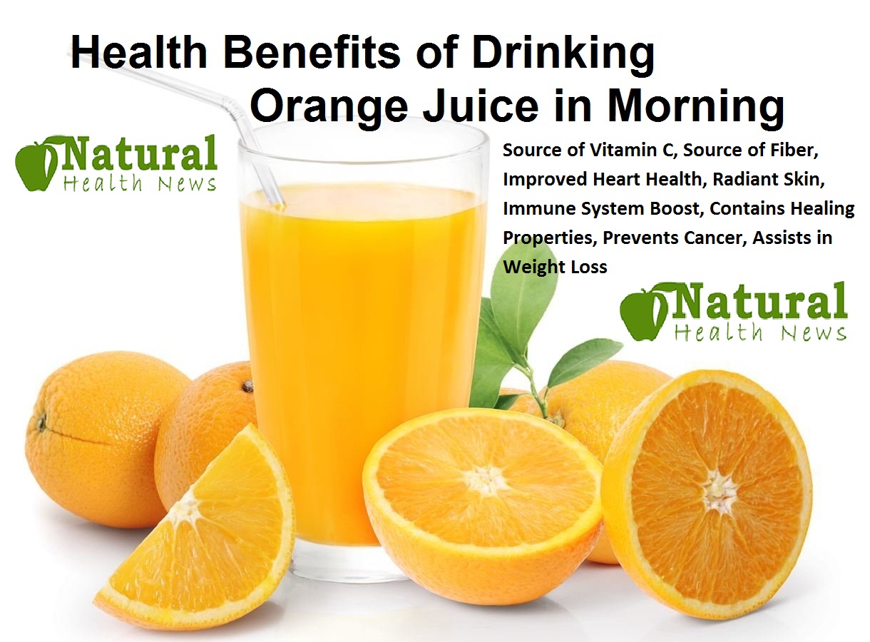 health benefits of drinking orange juice in morning