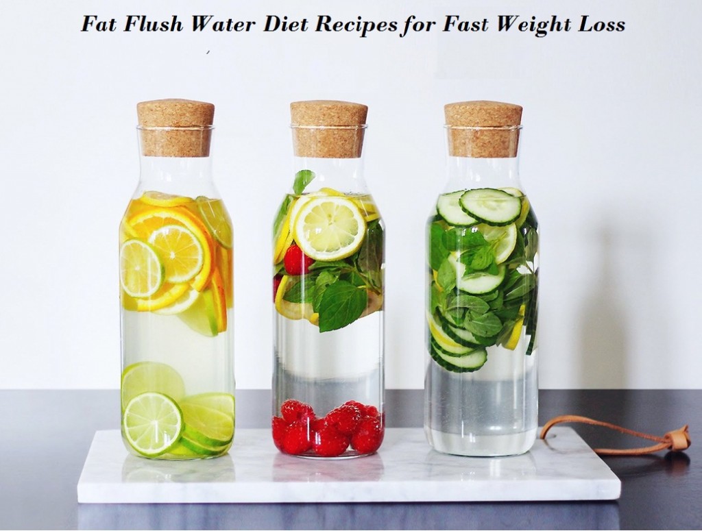 Fat Flush Water Diet Recipes for Fast Weight Loss
