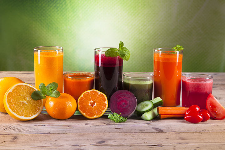 Drink Fruits and Vegetables Juices for Health and Healthy Glowing Skin