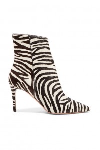 Zebra Print Ankle Boots