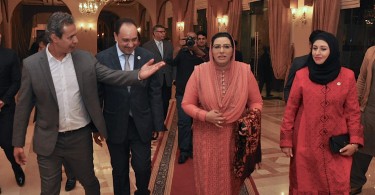 Baker Atyani Bureau Chief South Asia Arab News, Tariq Mishkhas Deputy Editor in Chief Arab News & Dr. Firdous Ashiq Awan Special Assistant to Prime Minister of Pakistan for Information & Broa (2)