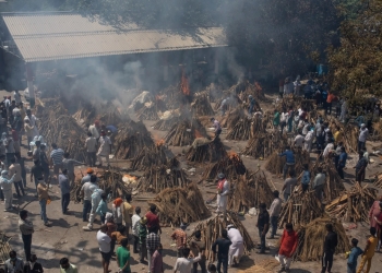 Mass-Funeral-Pyres-Reflect-India’s-COVID-Tragedy