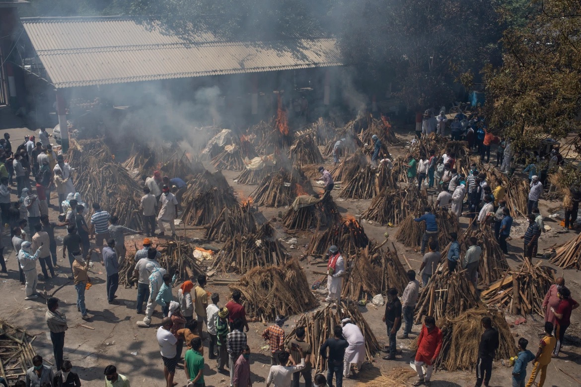 Mass-Funeral-Pyres-Reflect-India’s-COVID-Tragedy