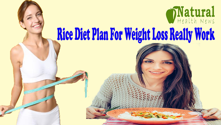 rice diet plan for weight loss