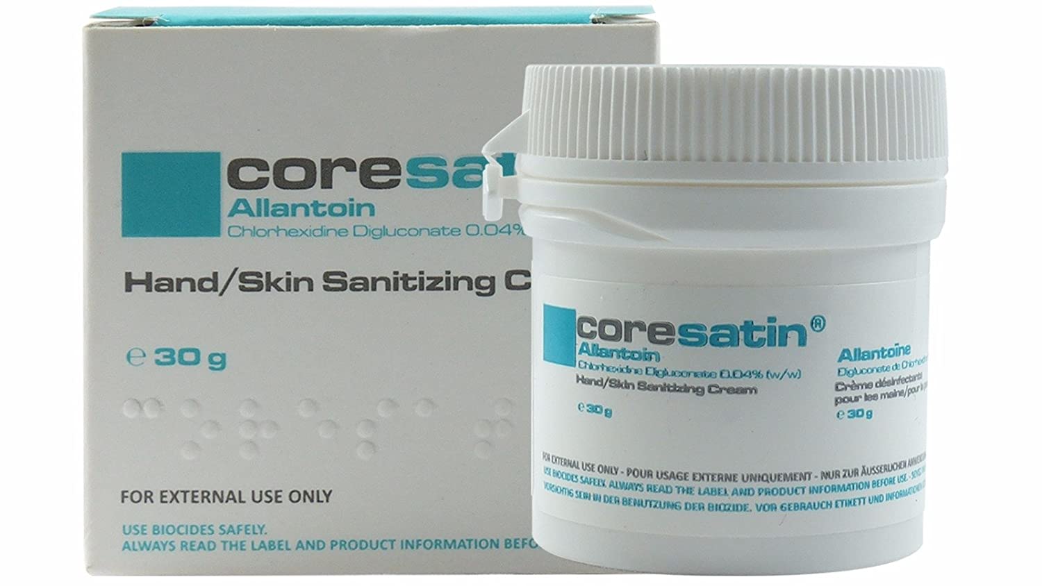 Coresatin Allantoin Cream for Dry Skin, Psoriasis, Lichen Planus, Antiseptic Moisturizing Cream Lotion for Body and Facial Skin Care