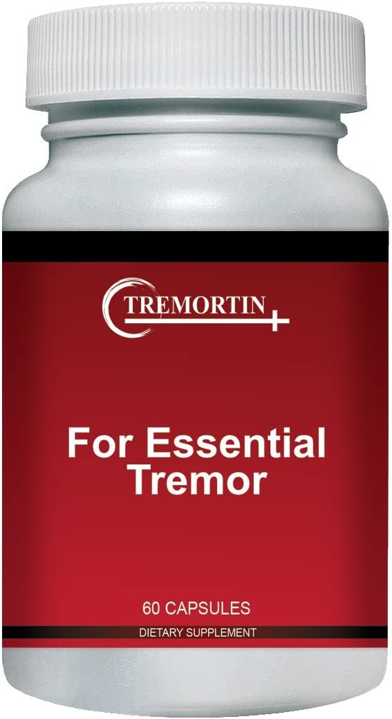 Tremortin – Natural Essential Tremor Herbal Supplement - Offers Relief for Shaky Hands, Arm, Leg and Voice Tremors (60 Capsules)