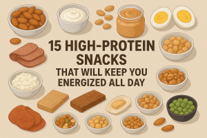 15 High-Protein Snacks That Will Keep You Energized All Day