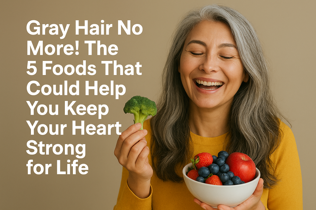 Gray Hair No More! The 5 Foods That Could Help You Keep Your Youthful Shine