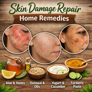 Skin Damage Repair Home Remedies