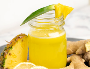 3. Pineapple Ginger Slimming Juice