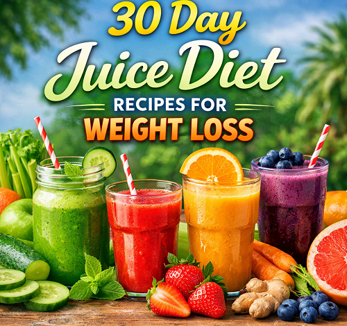 30 Day Juice Diet Recipes for Weight Loss