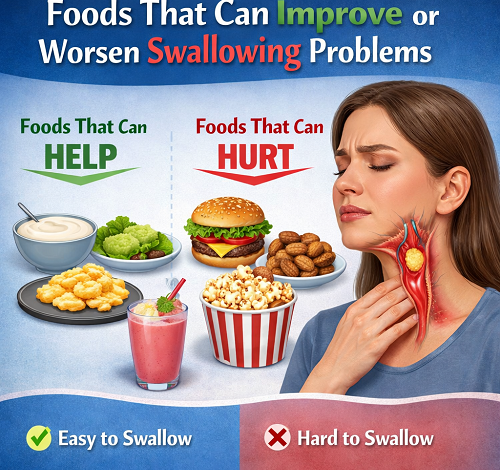 Foods That Can Improve or Worsen Swallowing Problems