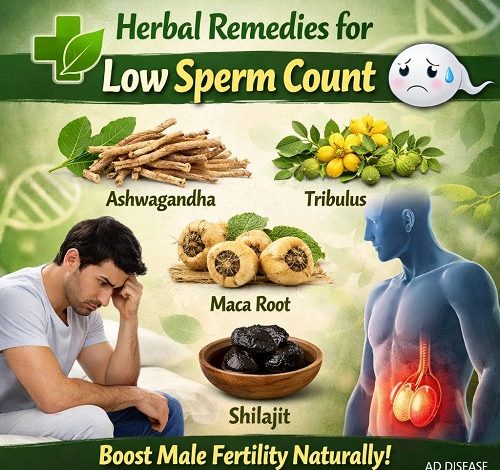 Herbal Remedies for Low Sperm Count
