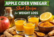 Turmeric Apple Cider Vinegar Shot Recipe for Weight Loss
