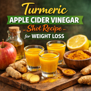 Turmeric Apple Cider Vinegar Shot Recipe for Weight Loss