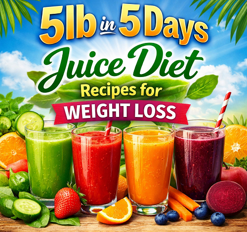 5lb in 5 Days Juice Diet Recipes for Weight Loss
