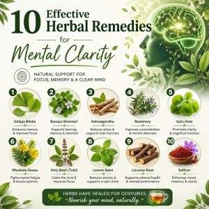 10 Effective Herbal Remedies for Mental Clarity