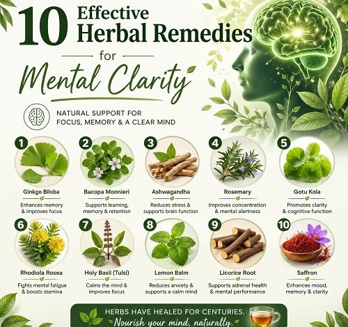 10 Effective Herbal Remedies for Mental Clarity