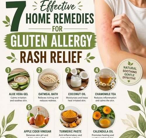 7 Effective Home Remedies for Gluten Allergy Rash Relief