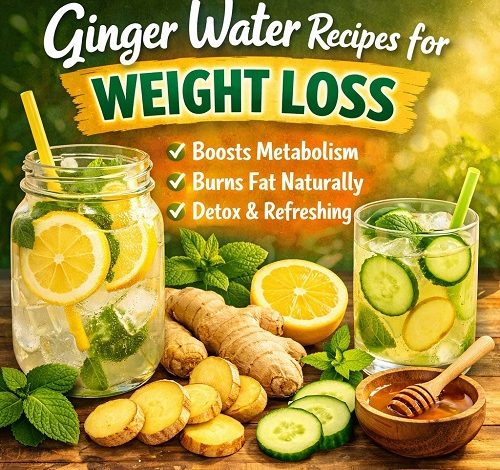 Ginger Water Recipes for Weight Loss