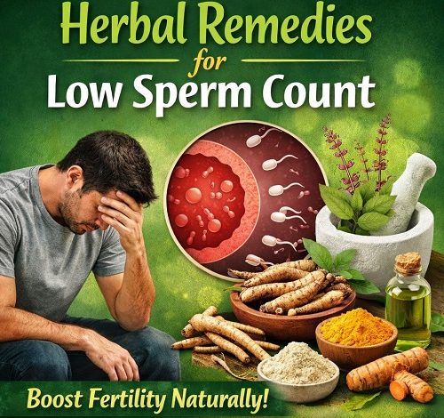 Herbal Remedies for Low Sperm Count