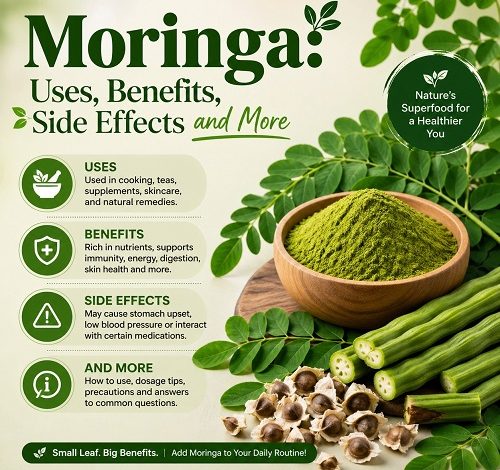 Moringa Uses, Benefits, Side Effects and More