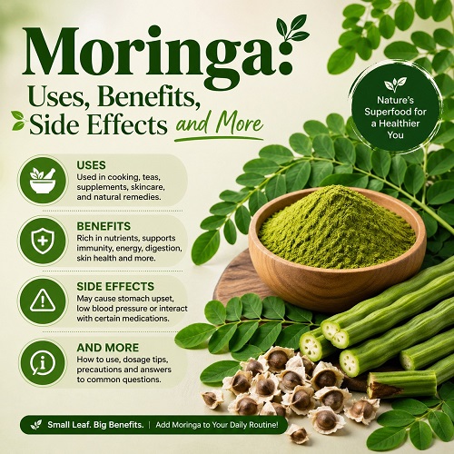 Moringa Uses, Benefits, Side Effects and More