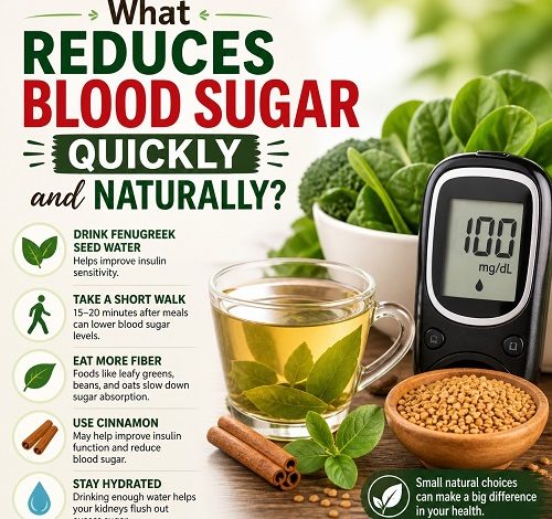 What Reduces Blood Sugar Quickly and Naturally